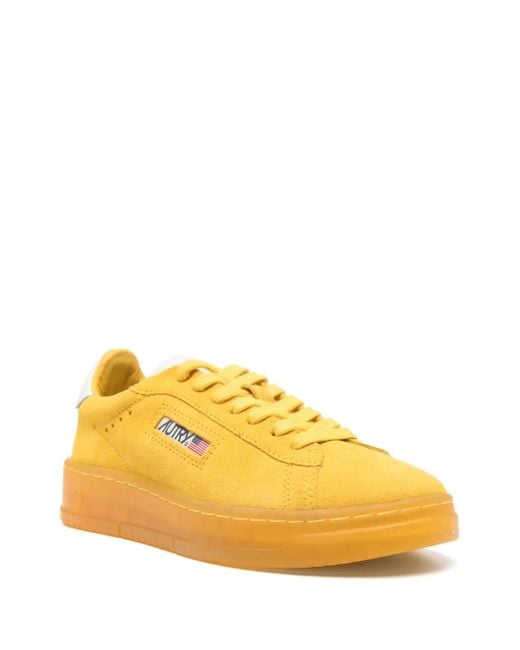 Autry Yellow Sneakers