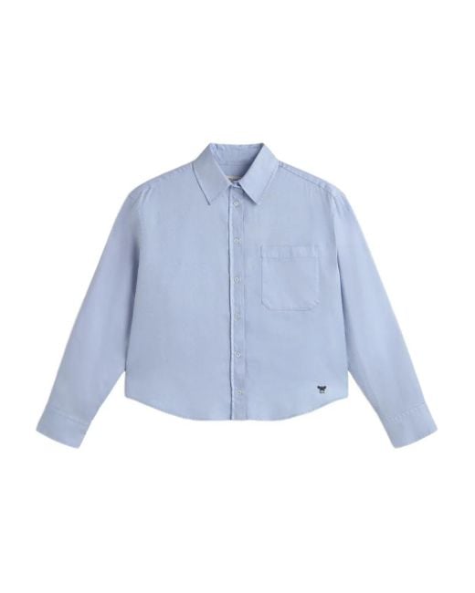 Chemise En Coton À Manches Longues Weekend by Maxmara en coloris Blue