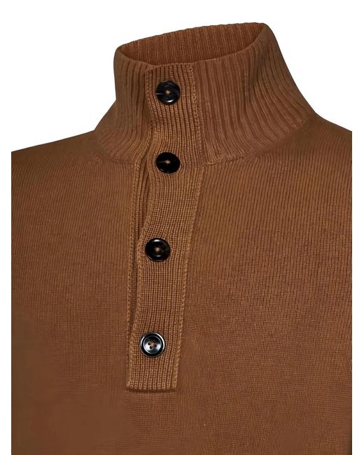 Tom Ford Brown Button-Fastening Sweater for men