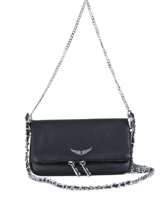 Zadig & Voltaire Black Leather Shoulder Bag