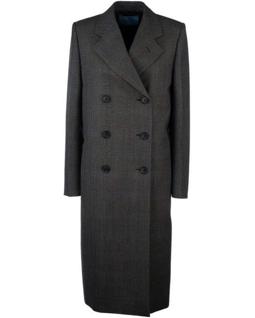 Prada Women's Black Wool Coat