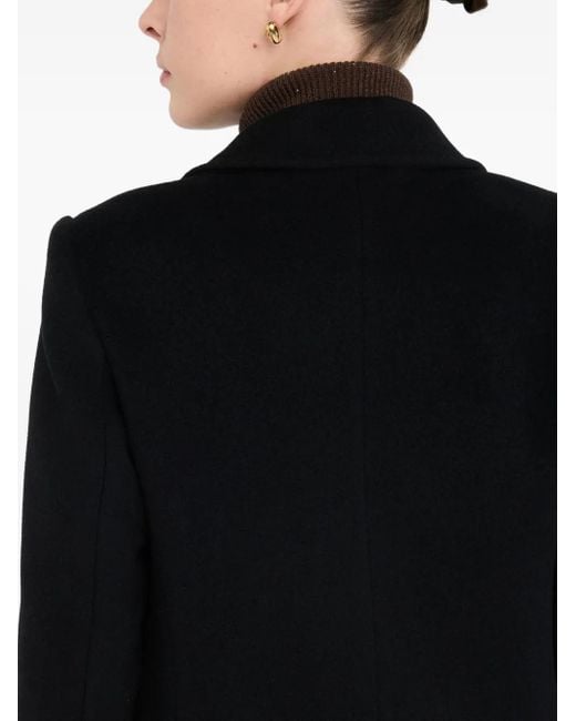 Liu Jo ラペルカラー シングルコート Black