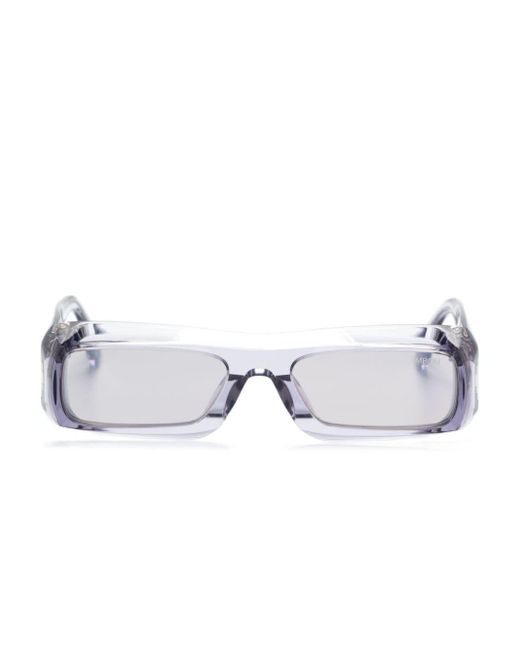 Marcelo Burlon Metallic Maqui Rectangle-frame Sunglasses for men