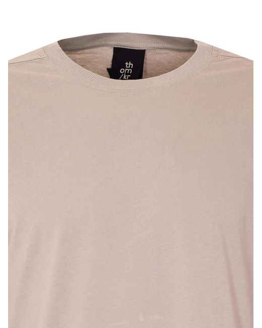 Thom Krom Pink Crew-Neck Oversized T-Shirt for men