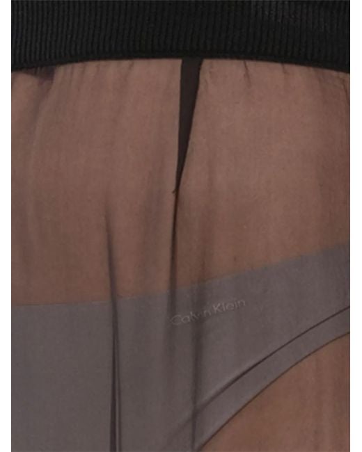 Givenchy Rok Met Geribbelde Afwerking in het Black