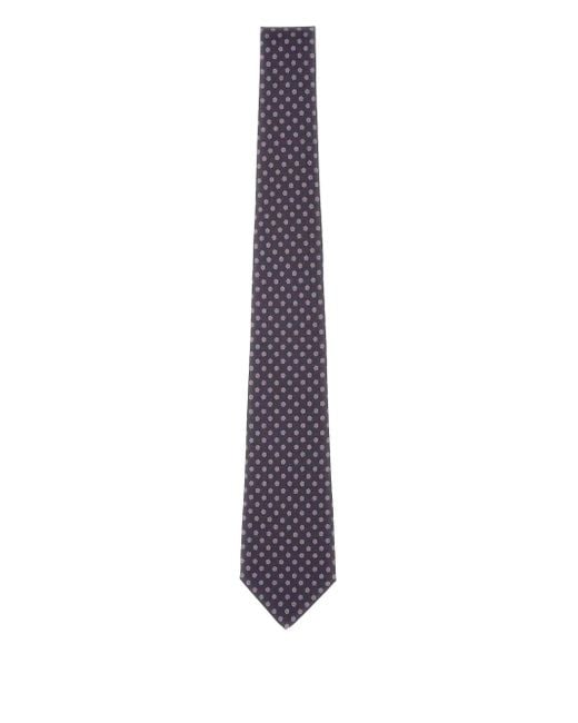 Cravate En Soie Kiton pour homme en coloris Purple