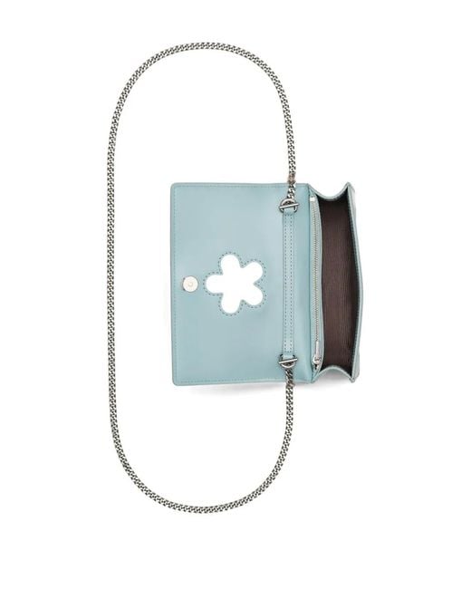 Marc Jacobs Blue Mini The Mirror Crossbody Bag