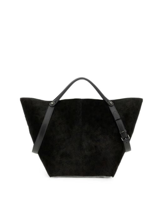 Maison Margiela Black Top-Handle Tote Bag