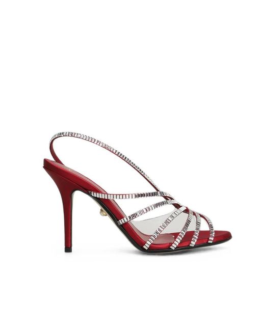 ALEVI Pink Penelope Crystal-Embellished Sandals