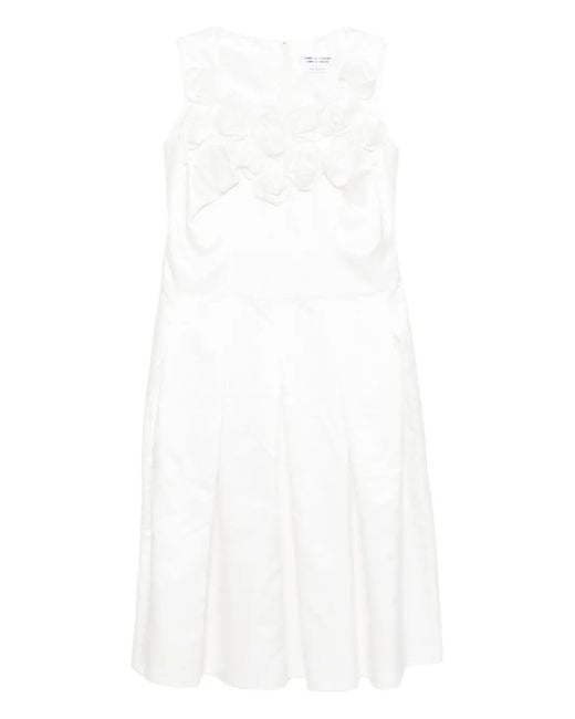 Comme des Garçons White Knotted Dress