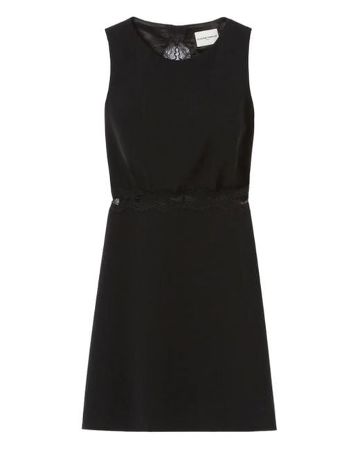 Claudie Pierlot レースインサート ドレス Black