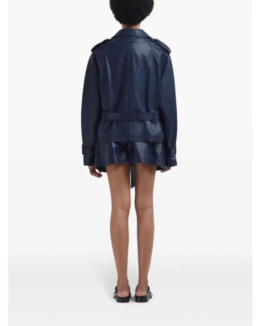 Marni Blue Double-Breasted Jacket