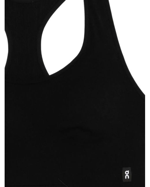 On Shoes Black Train Bra