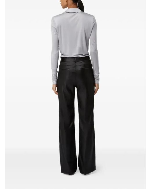 GAUGE81 Flared Broek in het Black