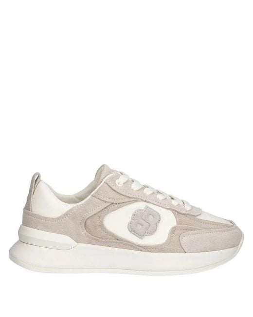 Boss White B-Icon Sneakers