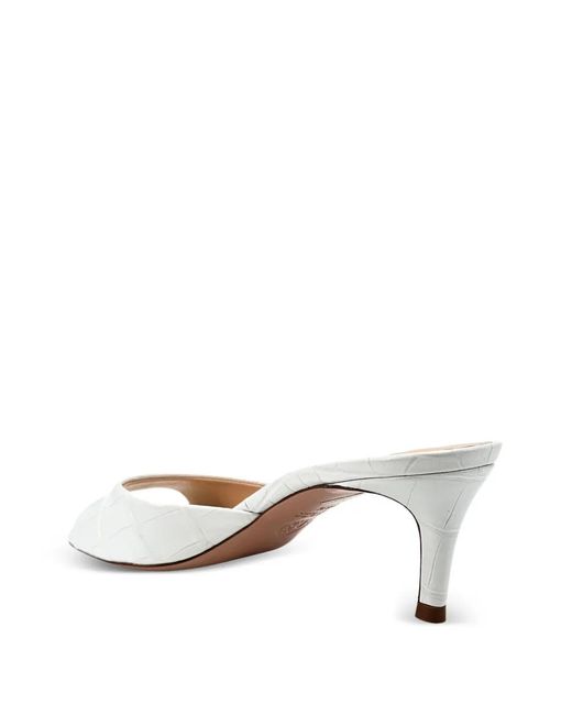 Madison Maison White Lexis Heeled Sandals