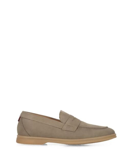 Bally Gray Suede Loafers for men