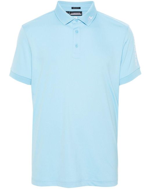 J.Lindeberg Blue Tour Tech Golf Polo Shirt for men
