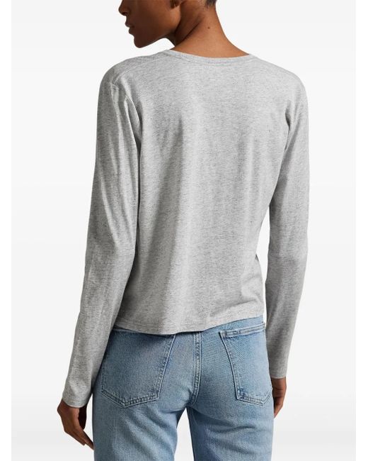 Polo Ralph Lauren White Long-Sleeve T-Shirt