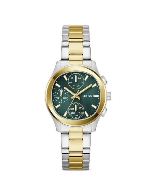Guess Metallic Duo-Tone 36Mm Watch