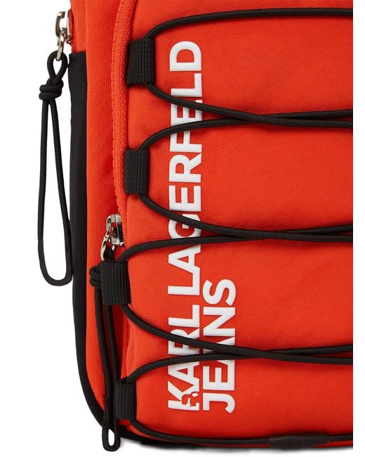 Karl Lagerfeld Red Sling Menssenger Bag for men