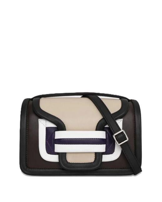 Bolso de hombro Alpha con diseño colour block Pierre Hardy de color Black