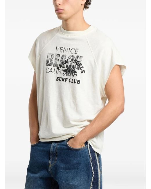 Palm Angels Natural Surf Club Regular T-Shirt for men