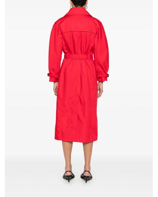 Jacquemus Citta Jas Met Dubbele Rij Knopen in het Red