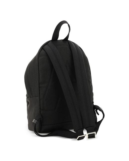 Ambush Black Embossed-Logo Backpack for men