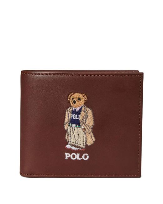 メンズ Polo Ralph Lauren ポロベア 財布 Brown