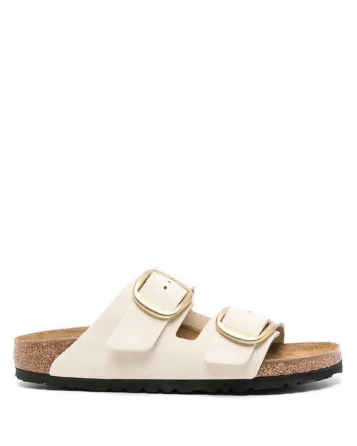 Birkenstock White 'Arizona' Sandals