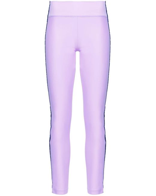 Versace Legging Met Logo Jacquard in het Purple