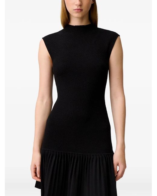 knit mock neck dress Heather Grey Cable Knit Mock Neck Maternity Mini Dress