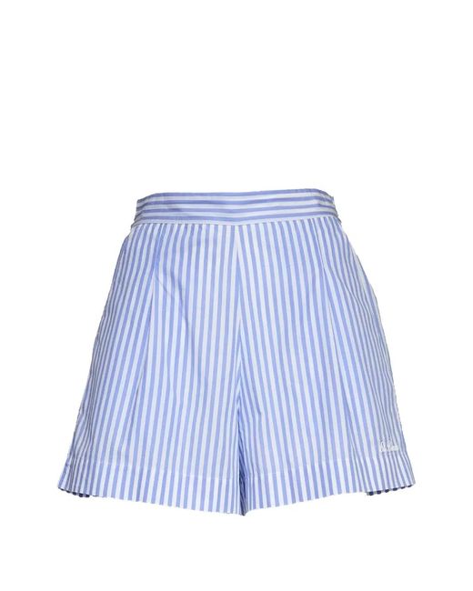 Mc2 Saint Barth Blue Short Rayé Amani