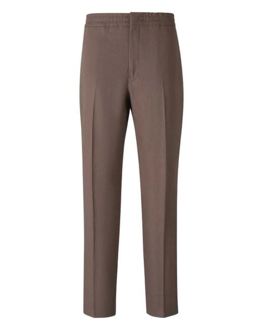 Pantalones Oasi de lino Zegna de hombre de color Gray