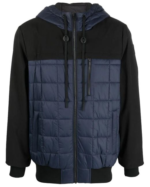 Moose Knuckles Gewatteerd Jack in het Blue voor heren