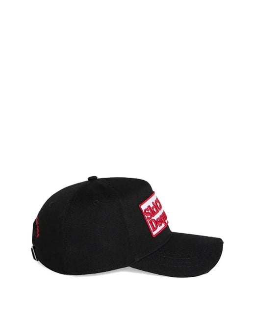 DSquared² Baseballkappe Mit Logo-Patch in Red für Herren