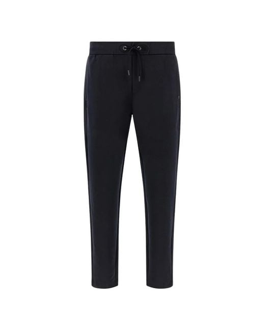 Paul & Shark Blue Drawstring Track Pants for men