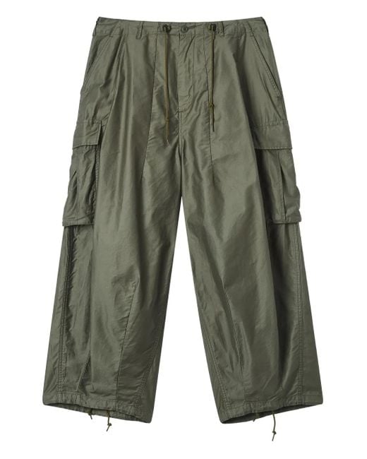 Pantaloni Con Tasca Cargo di Needles in Green da Uomo