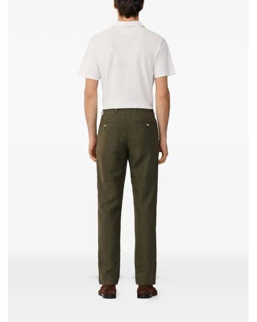 Hackett Green Kensington Slim-Fit Chino Trousers for men