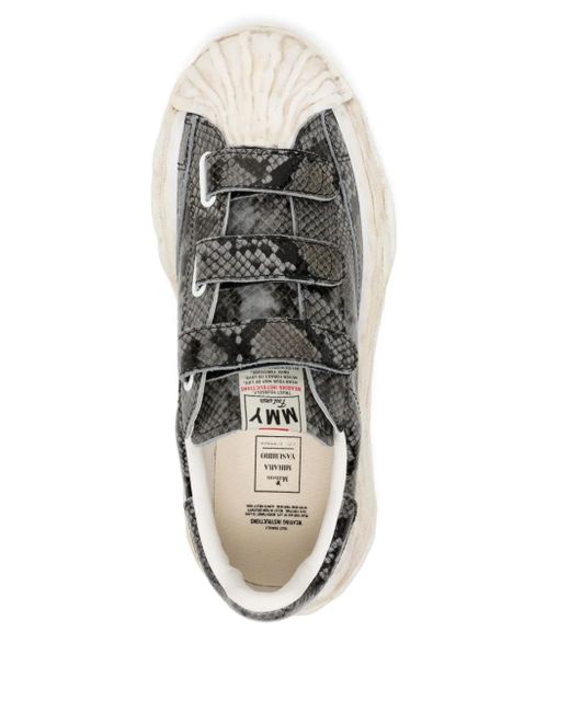 Maison Mihara Yasuhiro White Blakey Low-Top Trainers for men