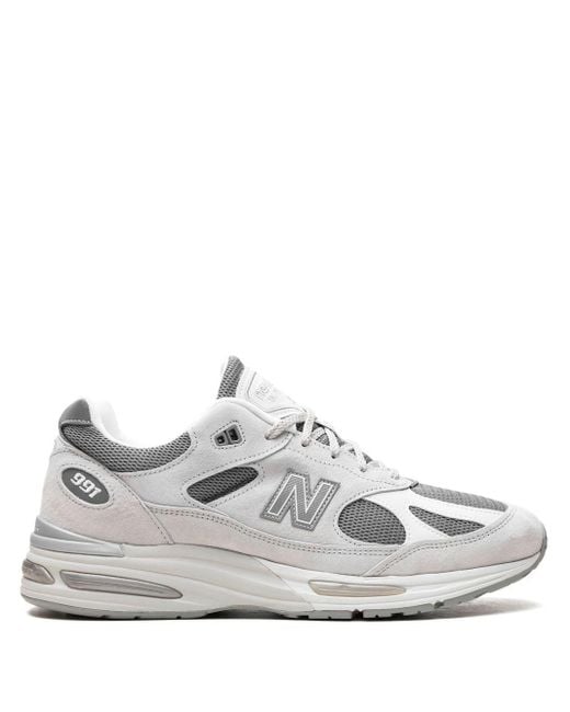 New Balance White Made In Uk 991v2 Sneakers for men