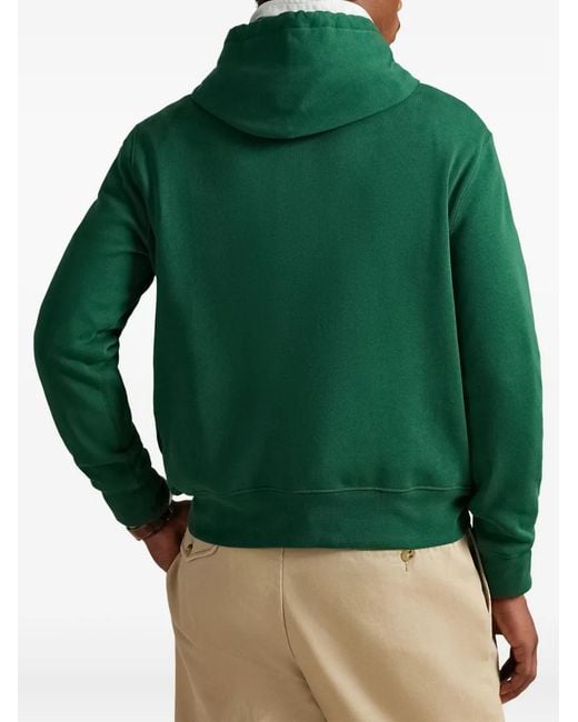 Polo Ralph Lauren Green Polo Bear Hoodie for men