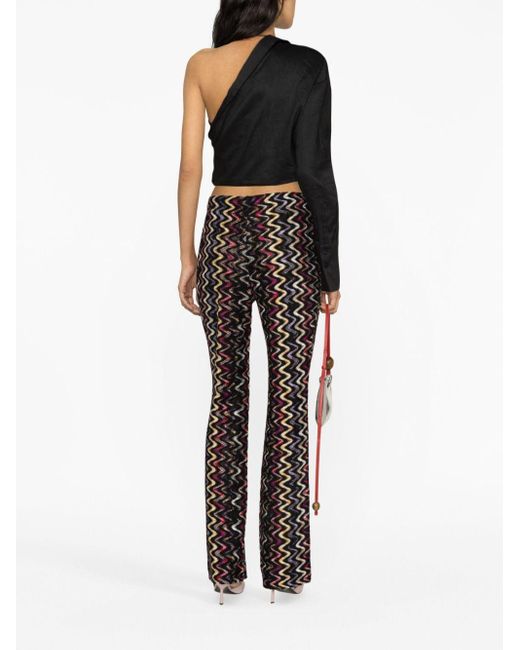 Missoni Broek Met Zigzagpatroon in het Black