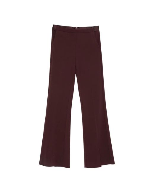 Imperial Purple Pressed-Crease Trousers