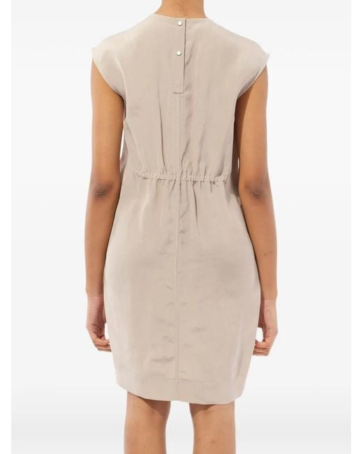 Rick Owens White A-Line Dress