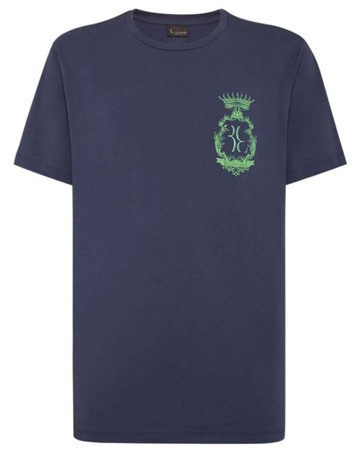 Billionaire T-shirt Met Logoprint in het Blue voor heren