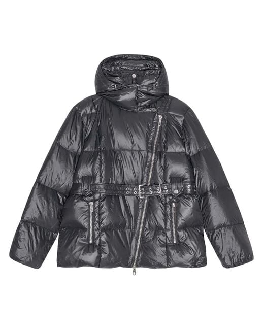 Giacca Con Zip di Ganni in Gray