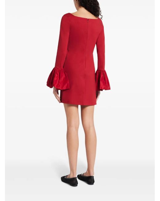 Staud Red Hawthorne Mini Dress