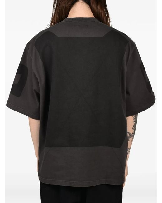 DIARY 1999 Black Armor Oversized T-Shirt for men